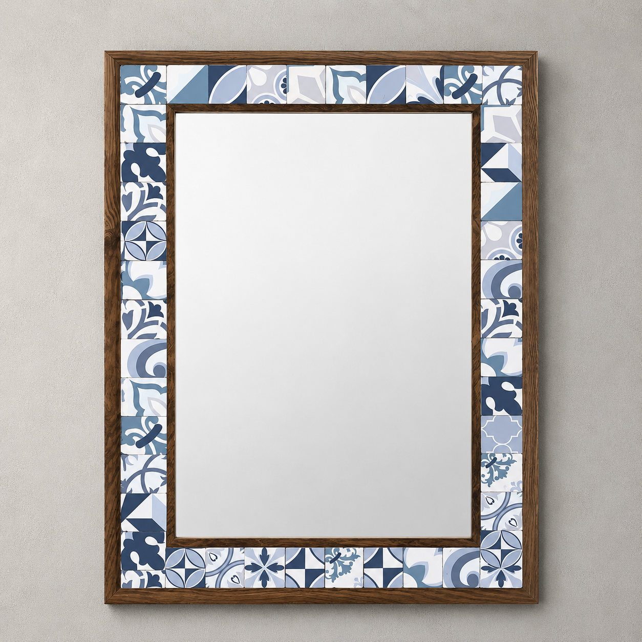 Santorini Mosaic Mirror