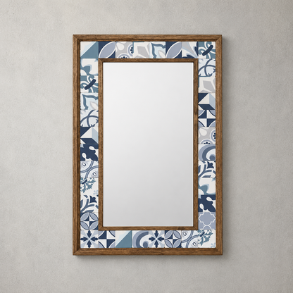 Santorini Mosaic Mirror