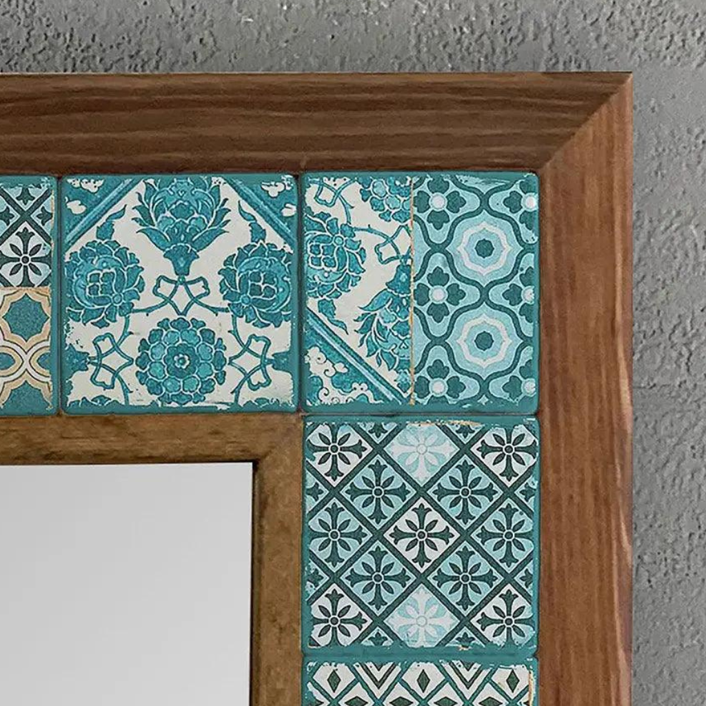 Aegean Mosaic Mirror