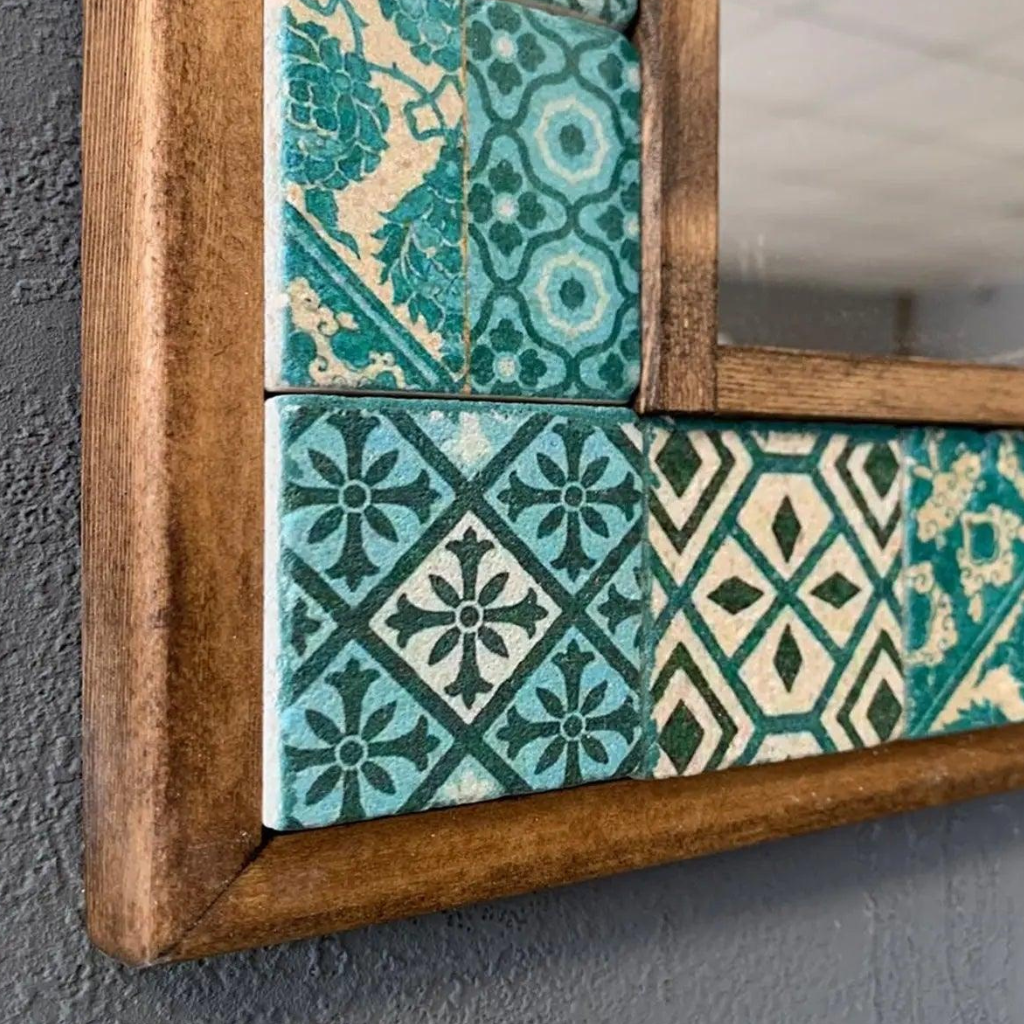Aegean Mosaic Mirror