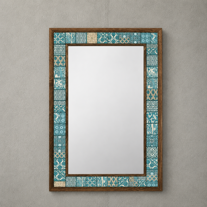 Aegean Mosaic Mirror