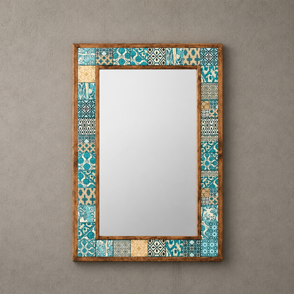 Aegean Mosaic Mirror