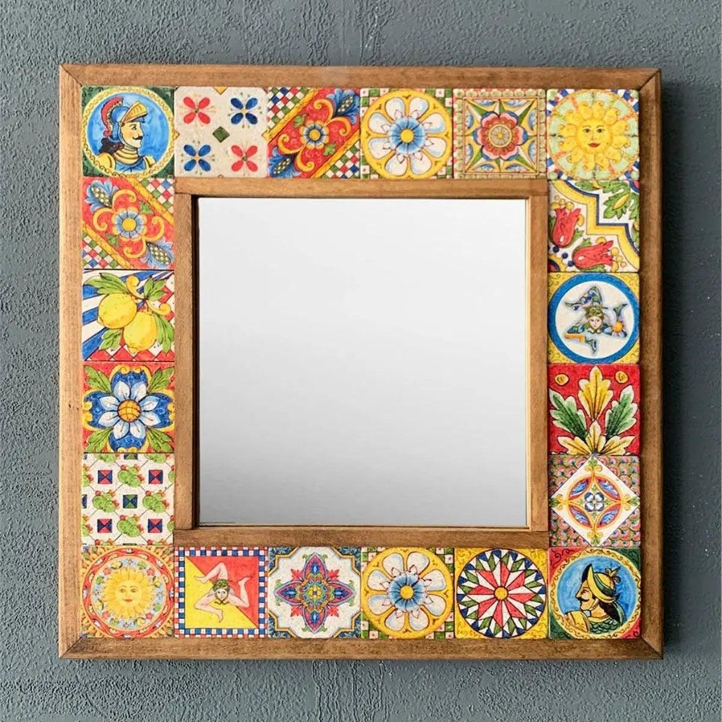 Sicilia Mosaic Mirror