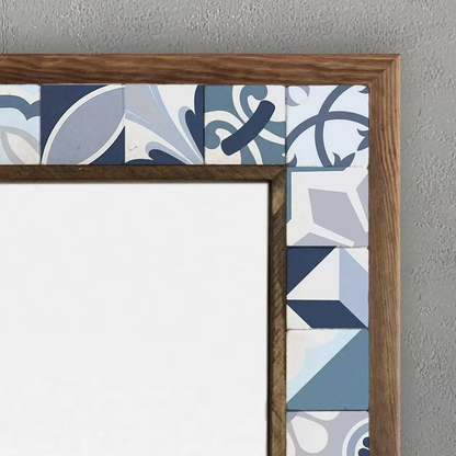 Santorini Mosaic Mirror