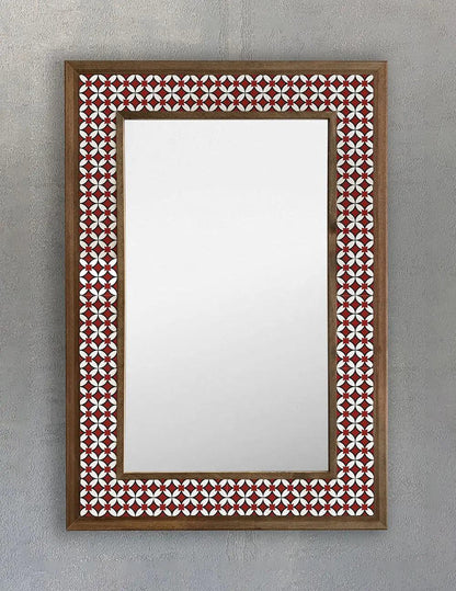 Alhambra Mosaic Mirror — handmade Turkish mosaic wall mirror