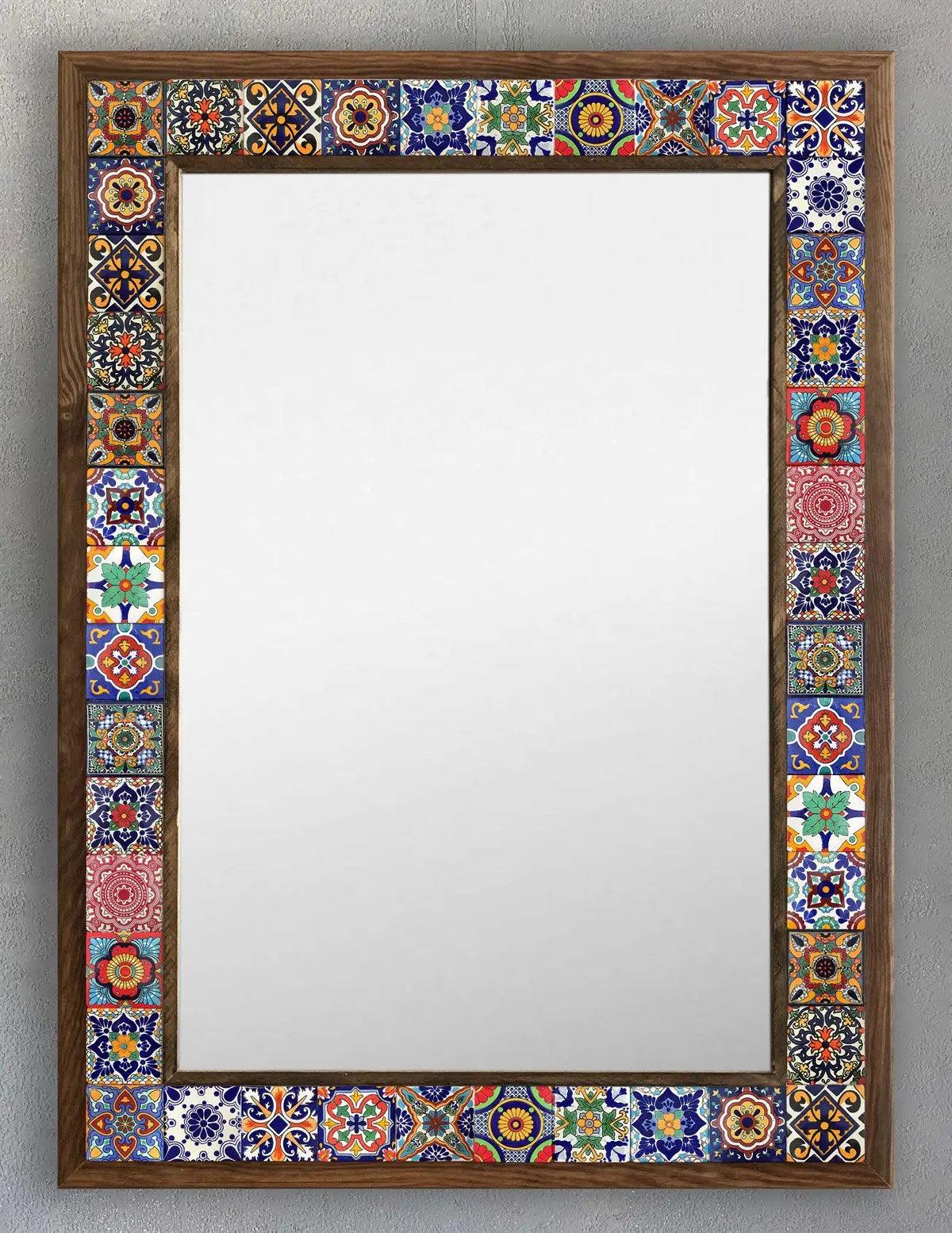 Arizona Mosaic Mirror — handmade Turkish mosaic wall mirror