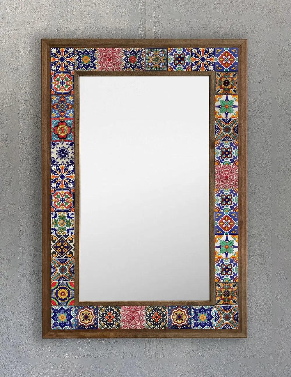 Arizona Mosaic Mirror — handmade Turkish mosaic wall mirror