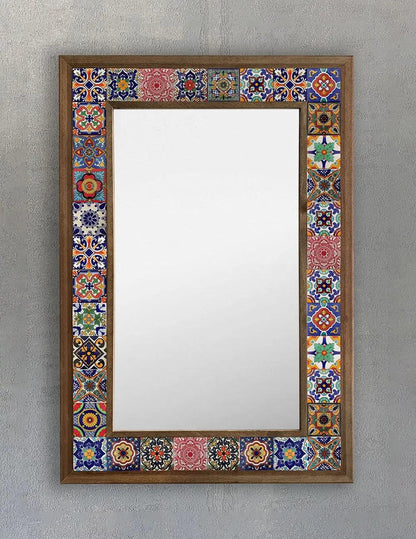 Arizona Mosaic Mirror — handmade Turkish mosaic wall mirror