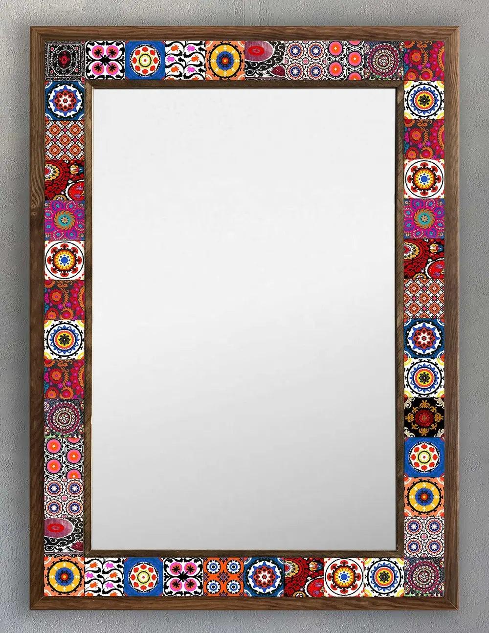 Austin Mosaic Mirror — handmade Turkish mosaic wall mirror