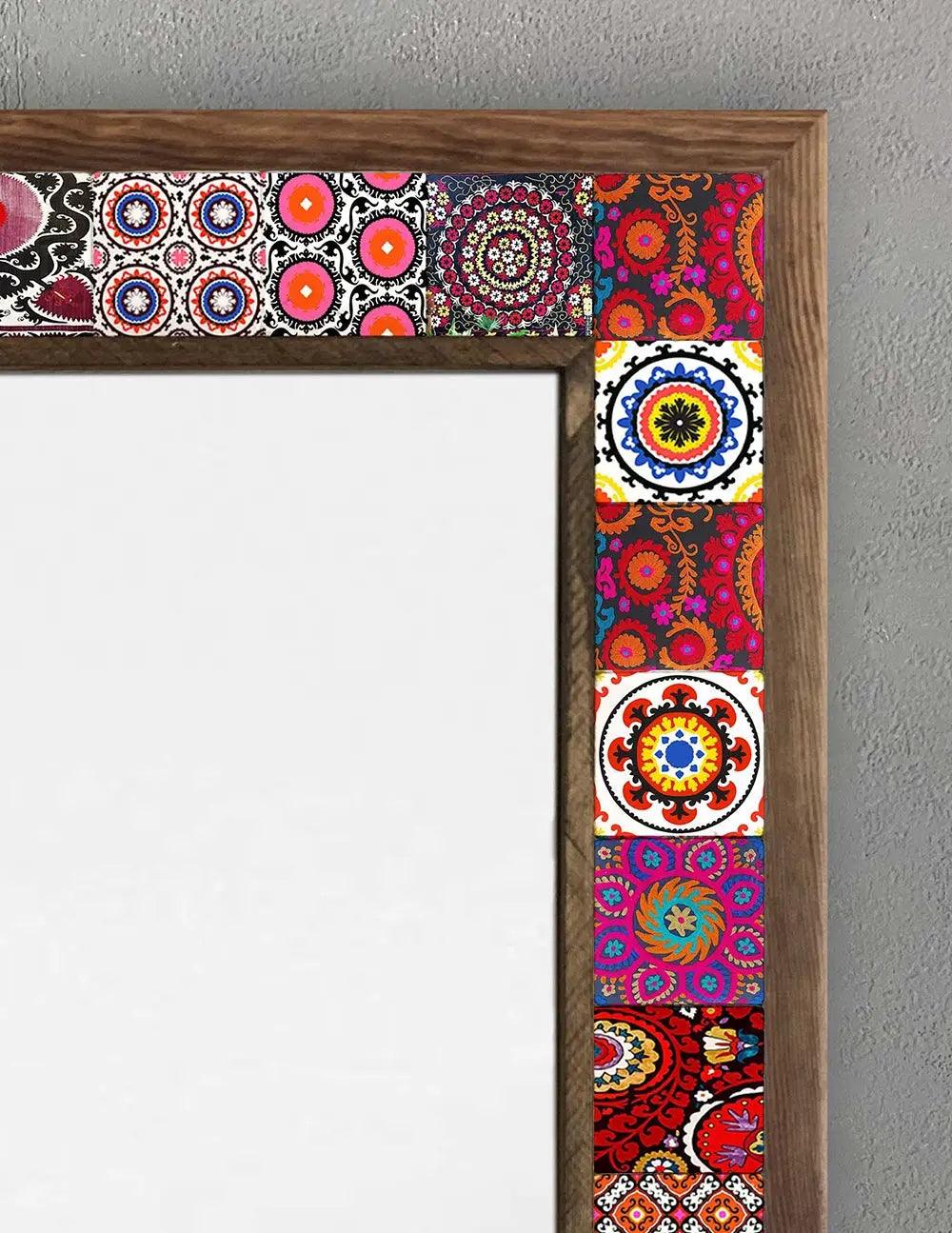 Austin Mosaic Mirror — handmade Turkish mosaic wall mirror