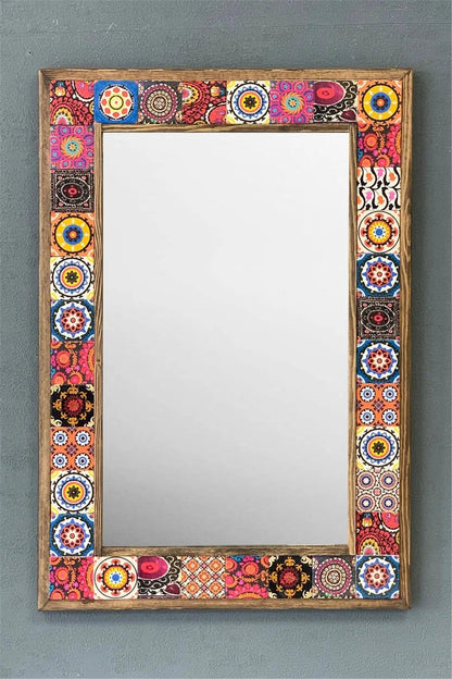 Austin Mosaic Mirror — handmade Turkish mosaic wall mirror