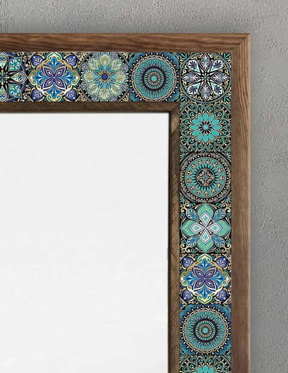 Capri Mosaic Mirror — handmade Turkish mosaic wall mirror
