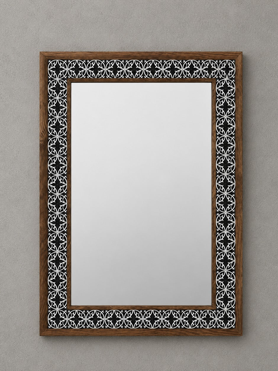 Casablanca Mosaic Mirror — handmade Turkish mosaic wall mirror