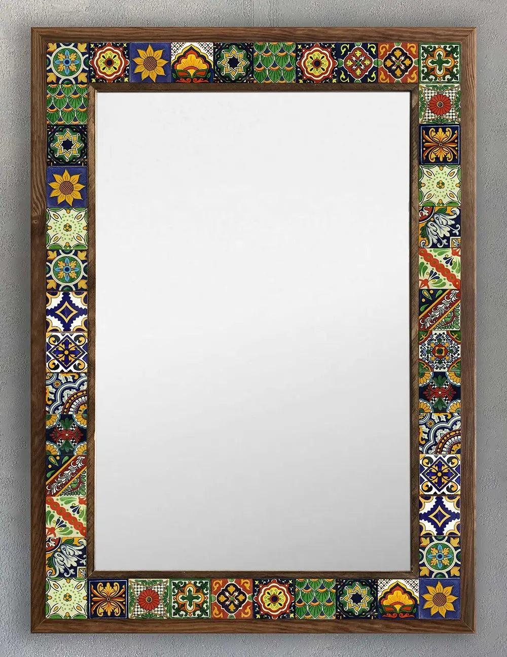 Colorado Mosaic Mirror — handmade Turkish mosaic wall mirror