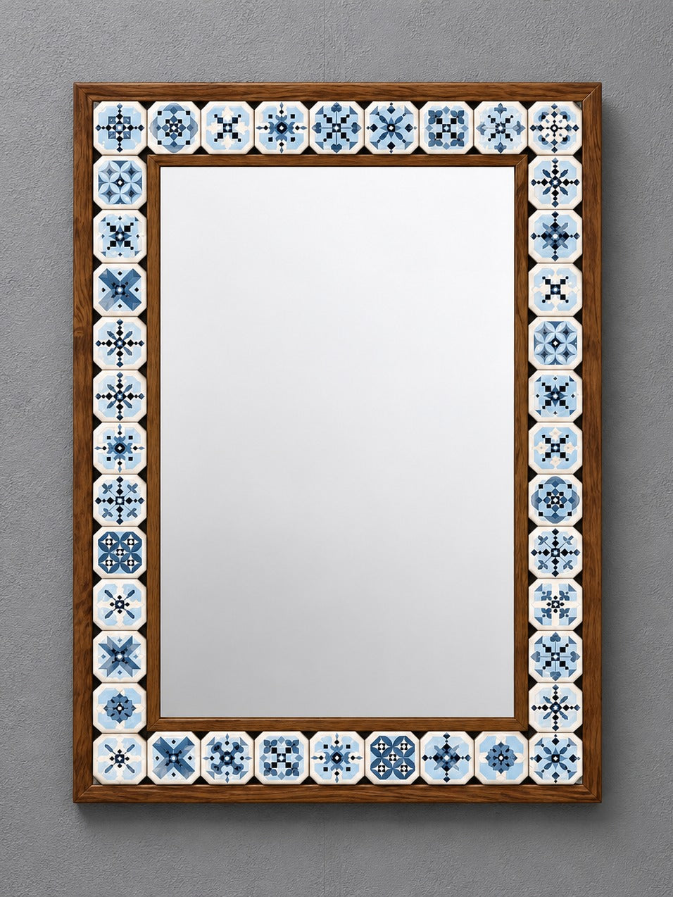 Copenhagen Mosaic Mirror — handmade Turkish mosaic wall mirror