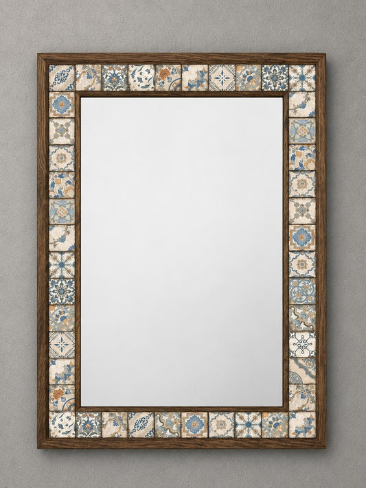 Florence Mosaic Mirror — handmade Turkish mosaic wall mirror