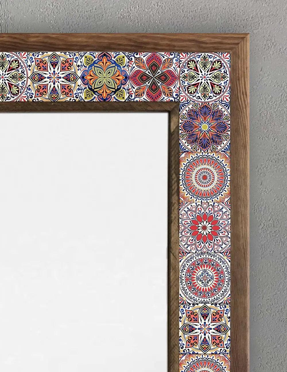Granada Mosaic Mirror — handmade Turkish mosaic wall mirror