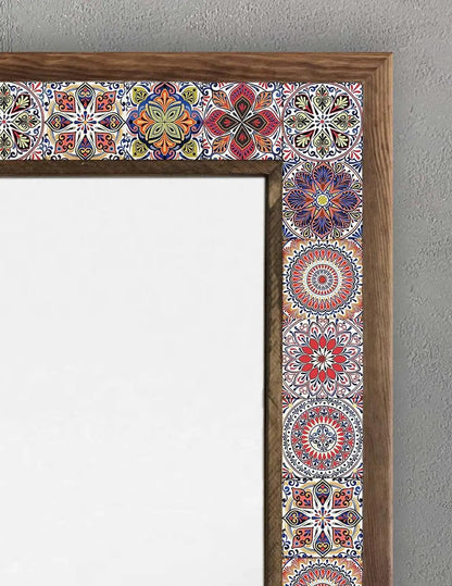 Granada Mosaic Mirror — handmade Turkish mosaic wall mirror