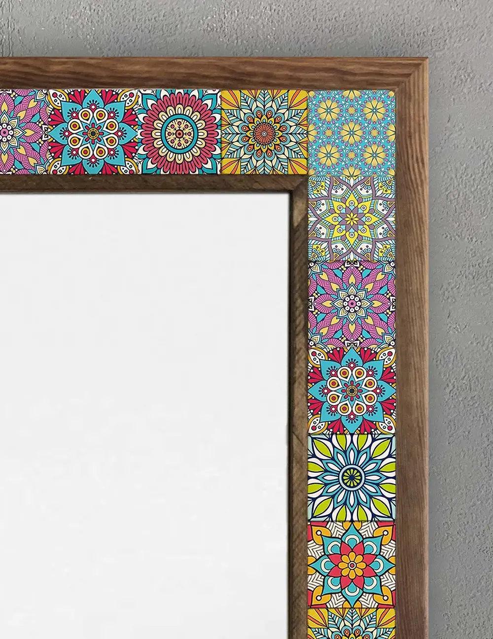 Ibiza Mosaic Mirror — handmade Turkish mosaic wall mirror