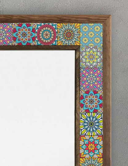 Ibiza Mosaic Mirror — handmade Turkish mosaic wall mirror