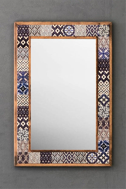 Newport Mosaic Mirror — handmade Turkish mosaic wall mirror
