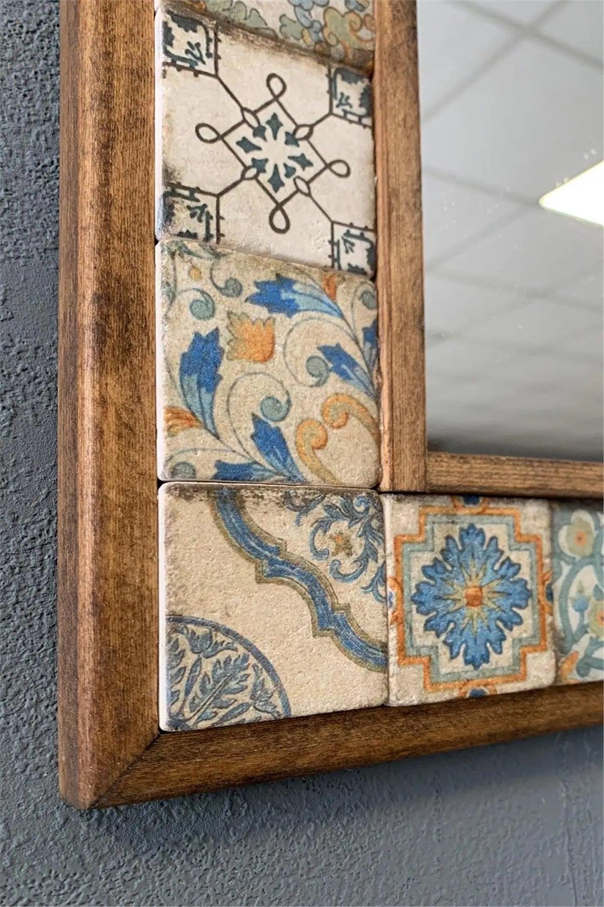 Handmade Mosaic Bathroom Mirror New Home Ceramic Tile Gift