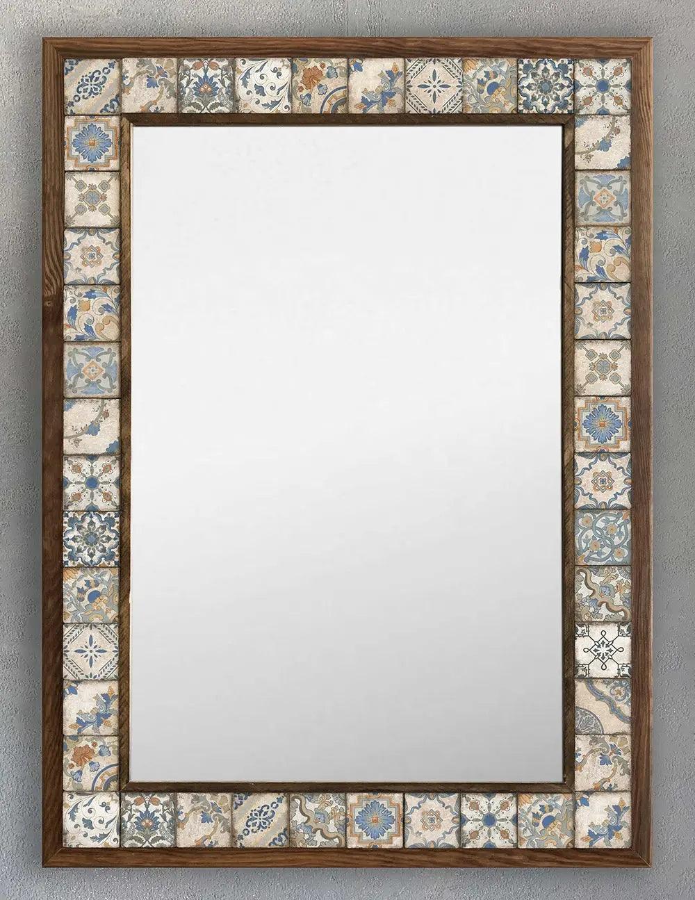 Handmade Mosaic Bathroom Mirror New Home Ceramic Tile Gift