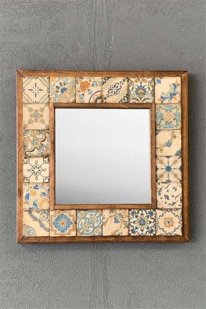 Handmade Mosaic Bathroom Mirror New Home Ceramic Tile Gift