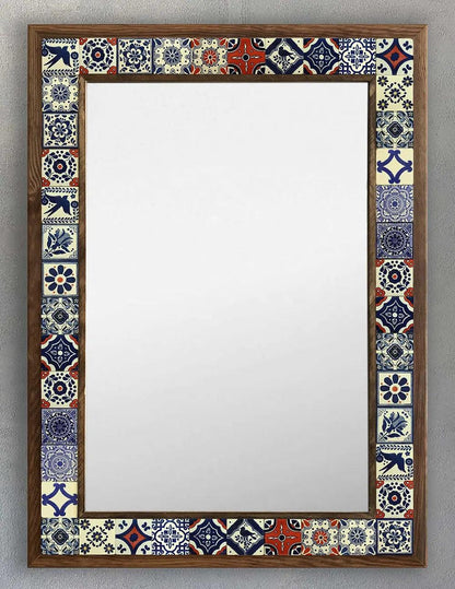 Handmade Wall Mirror Mosaic Frame Decorative Bath Mirror