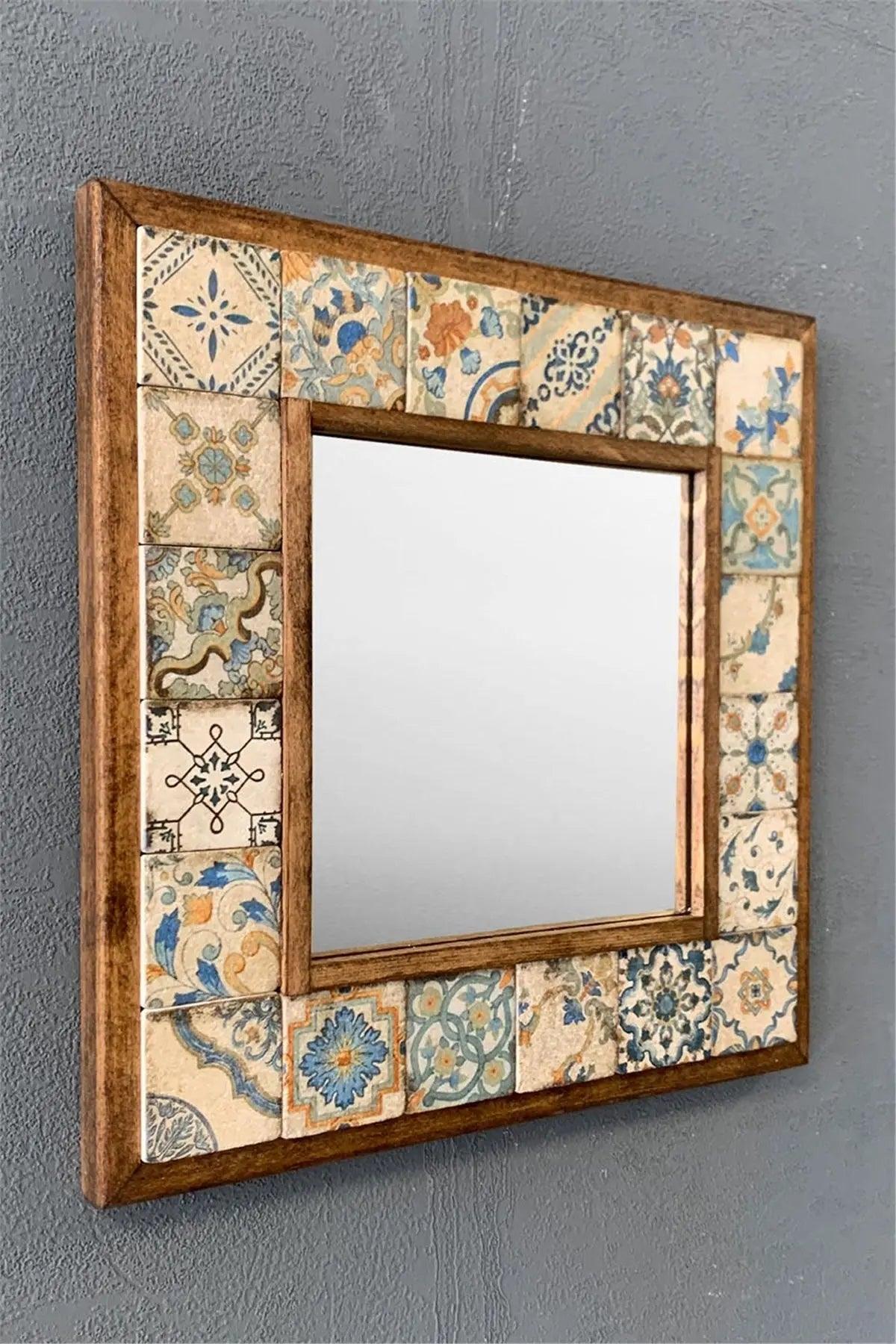 Handmade Mosaic Bathroom Mirror New Home Ceramic Tile Gift