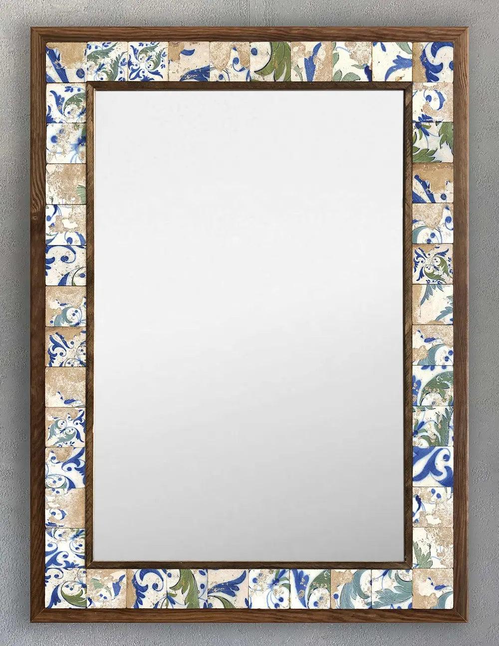 Handmade Mosaic Tile Mirror Bathroom Vanity Wall Hanging Home Décor