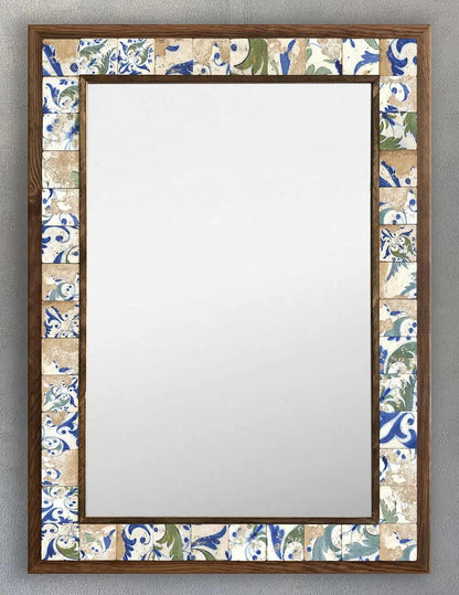 Handmade Mosaic Tile Mirror Bathroom Vanity Wall Hanging Home Décor