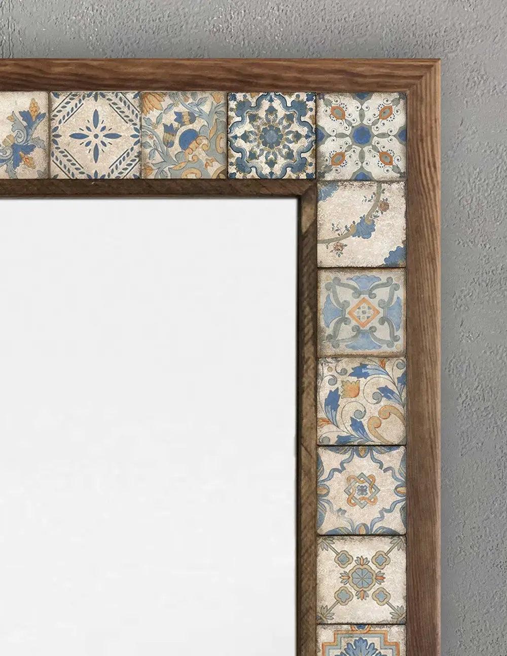 Handmade Mosaic Bathroom Mirror New Home Ceramic Tile Gift