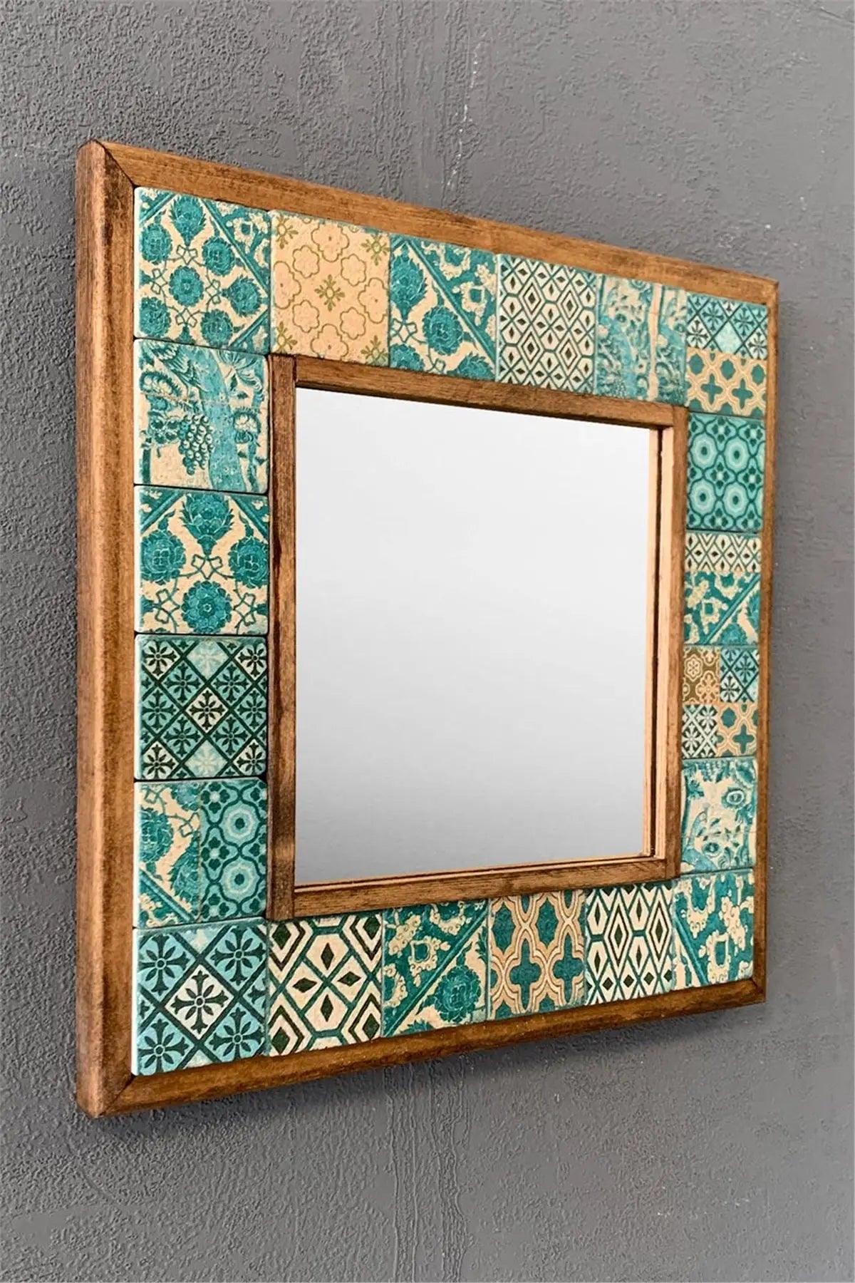 Bathroom Handmade Mirror Housewarming Decorative Mosaic Décor Gift