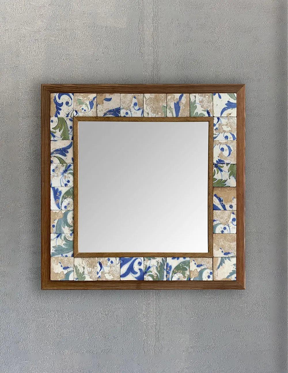 Handmade Mosaic Tile Mirror Bathroom Vanity Wall Hanging Home Décor