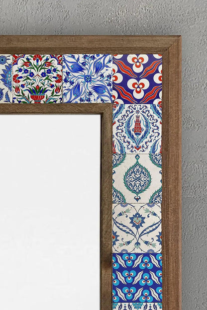 Decorative Handmade Wall Hanging Mosaic Tile Colourful Mirror