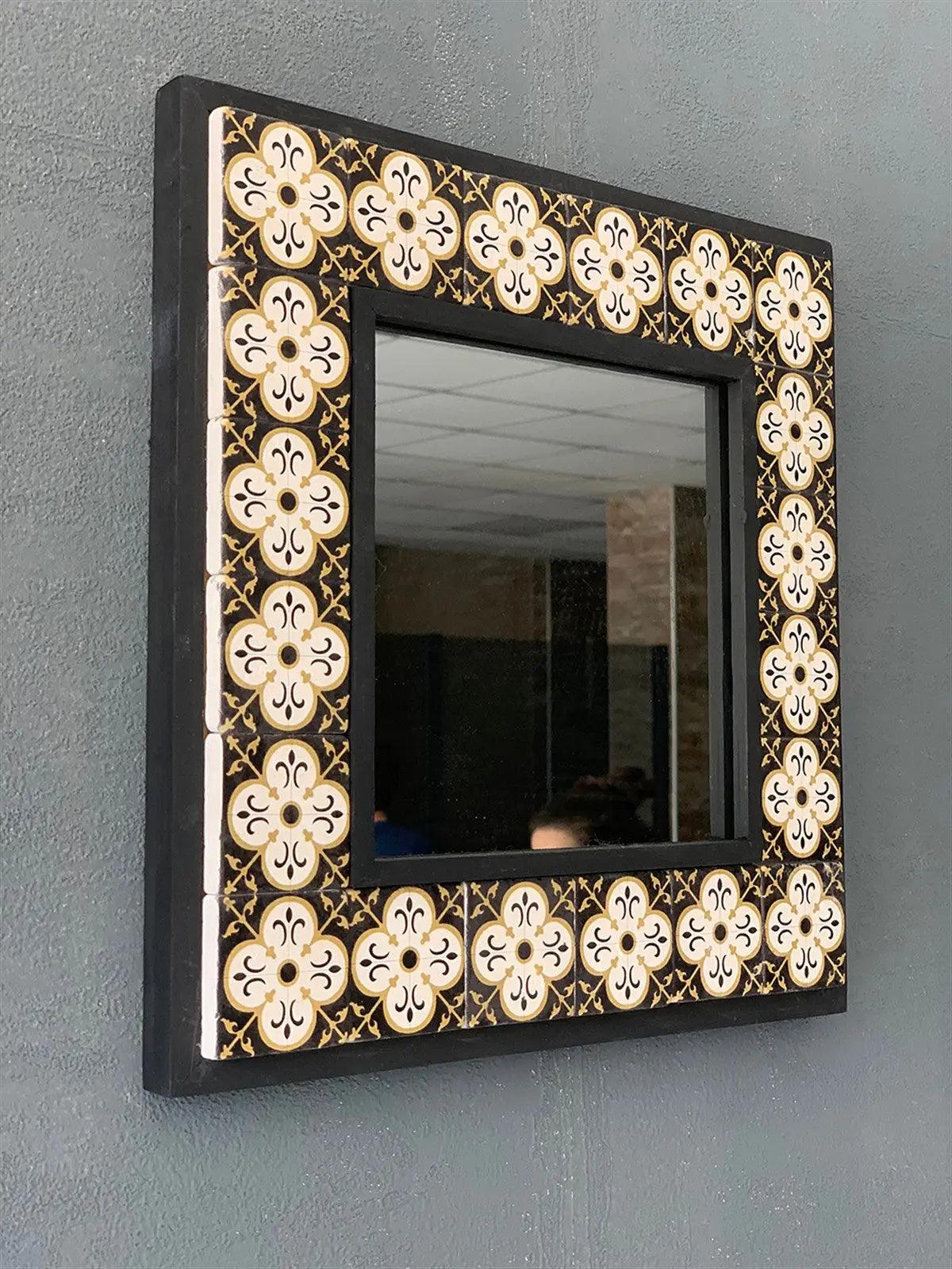  Mosaic Bathroom Framed Mirror Handmade Wall Mirror Gift