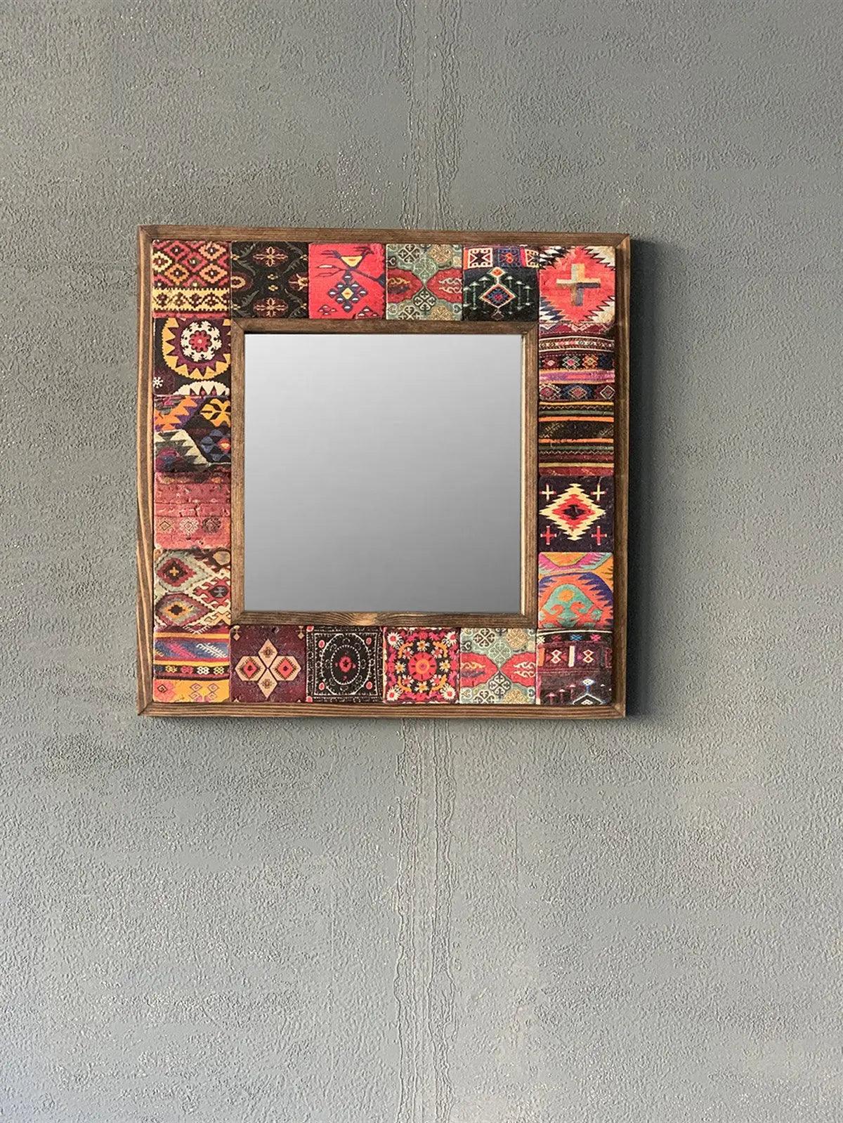 Ceramic Home Décor Gift Handmade Mosaic Stone Mirror