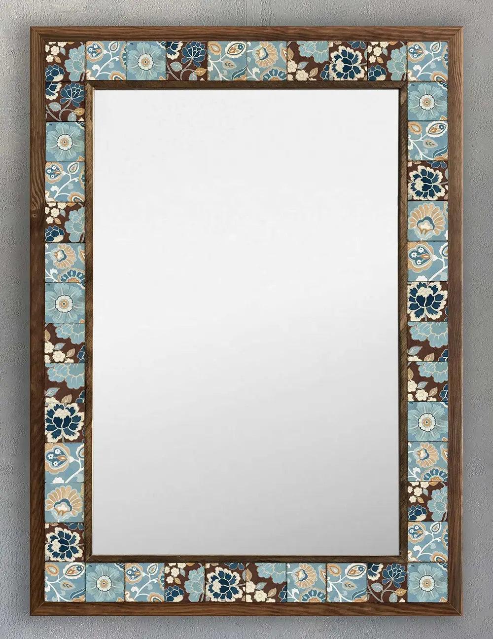 Portland Mosaic Mirror — handmade Turkish mosaic wall mirror