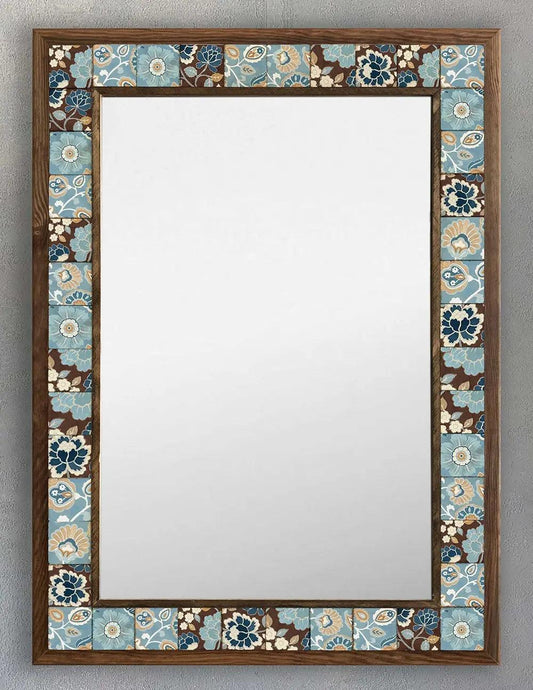 Portland Mosaic Mirror — handmade Turkish mosaic wall mirror