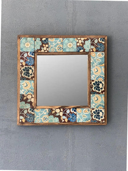 Portland Mosaic Mirror — handmade Turkish mosaic wall mirror