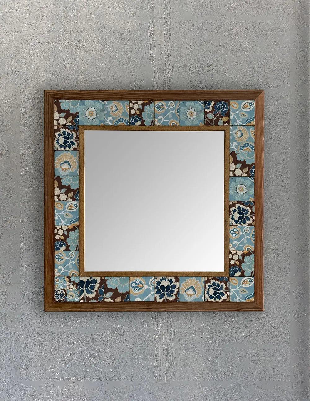 Portland Mosaic Mirror — handmade Turkish mosaic wall mirror
