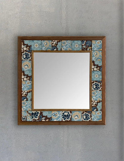 Portland Mosaic Mirror — handmade Turkish mosaic wall mirror