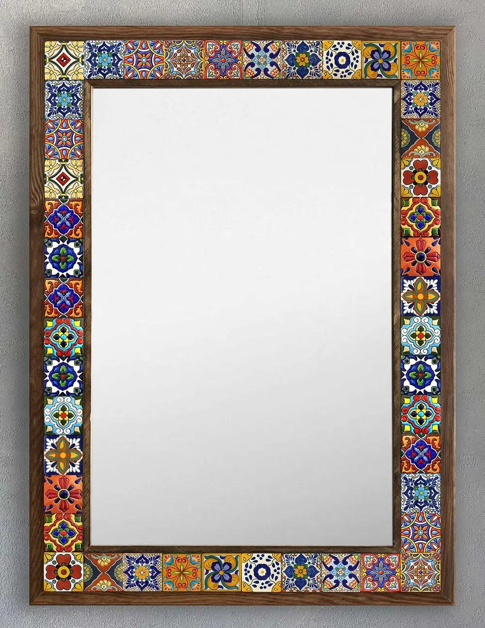 San Diego Mosaic Mirror — handmade Turkish mosaic wall mirror