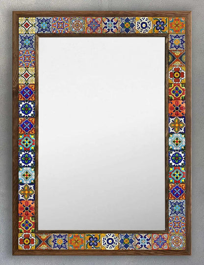 San Diego Mosaic Mirror — handmade Turkish mosaic wall mirror