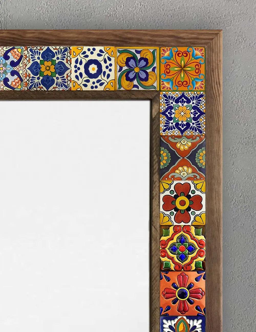 San Diego Mosaic Mirror — handmade Turkish mosaic wall mirror