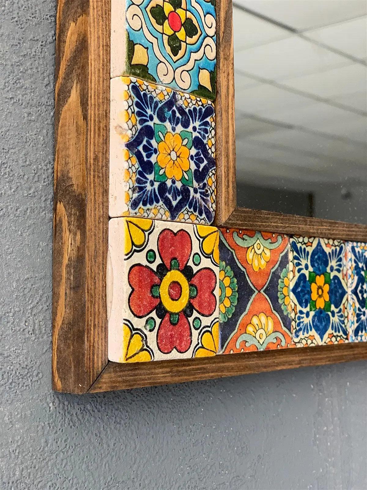 San Diego Mosaic Mirror — handmade Turkish mosaic wall mirror