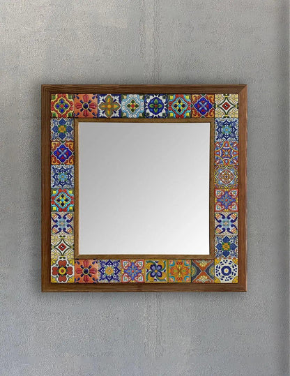 San Diego Mosaic Mirror — handmade Turkish mosaic wall mirror