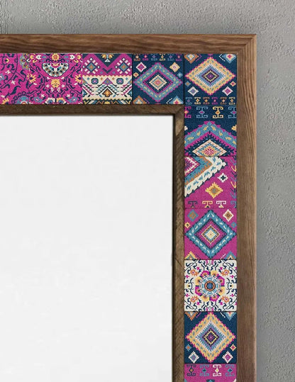 Santa Fe Mosaic Mirror — handmade Turkish mosaic wall mirror