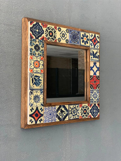 Texas Mosaic Mirror — handmade Turkish mosaic wall mirror